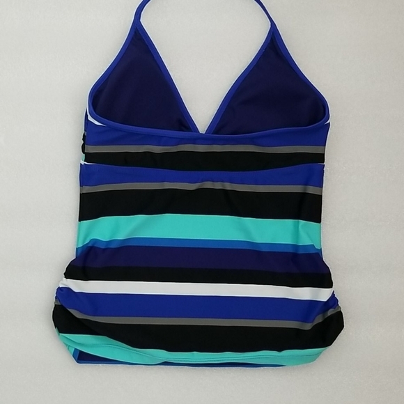 Converse One Star Striped Tankini Swimsuit  Small - Picture 4 of 7